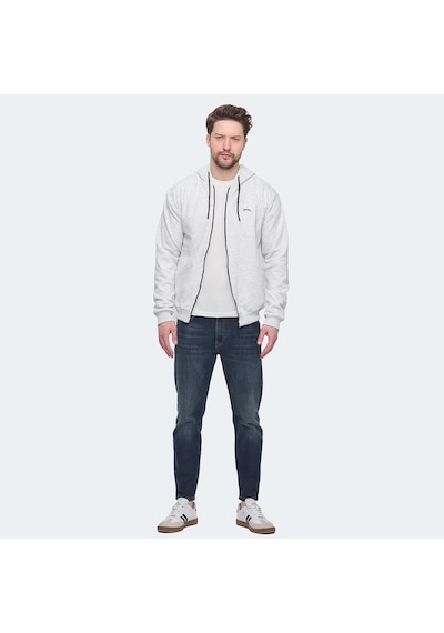 Slazenger KOZZAX IN Erkek Sweatshirt Koyu Gri