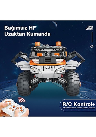 Reobrix 99005 Star Revenge :transporter Kumanda&motorlu Yaratıcı Yapı Blok Seti Building Blocks - 1758 Parça