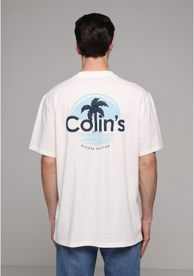 Colin's Colins Comfort Fit Yuvarlak Yaka Düz Erkek Beyaz Kısa Kol Tişört Cl1079304 Q1.v2 Ofw