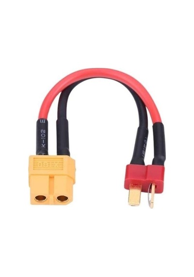 Xt60 Dişi - T Konnektör Erkek Dönüştürücü Kablo 10 Cm