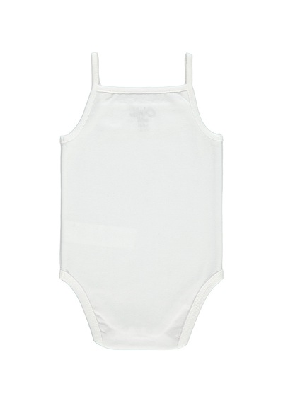 Civil Baby Kız Bebek Çıtçıtlı Badi 3-9 Ay Beyaz 14587140513Y Beyaz