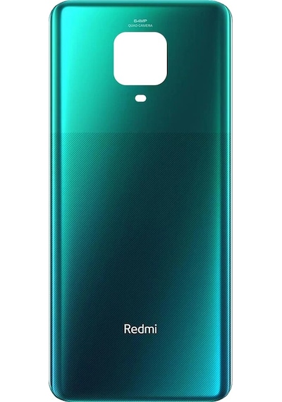 Xiaomi Redmi Note 9 Pro Arka Kapak Batarya Pil Kapağı - Yeşil