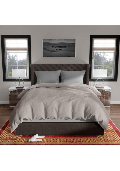 Kaymaz Taban Yıkanabilir Halı Mutfak, Salon, Yatak Odası İçin Modern Dijital Baskı Halı Slnhalı 1 - 0063 Çok Renkli
