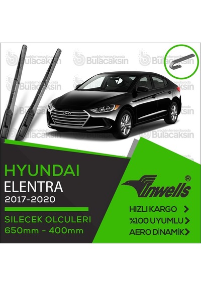 Hyundai Elantra Silecek Takımı 2017-2020 İnwells  Hibrit