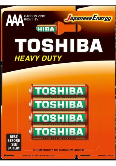 Toshıba Super Heavy Duty Manganez Aaa İnce Pil 4'lü