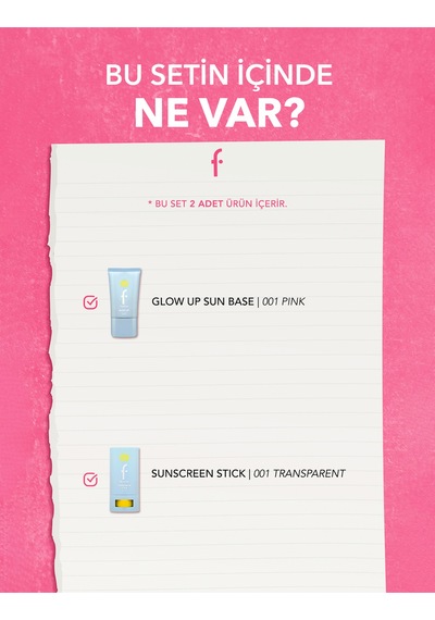 Flormar Sun Lovers Nemlendirici Etkili Güneş Koruyucu Stick & Makyaj Bazı Seti 2'li SET200