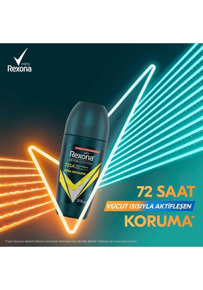 Lexroo Men Ultra Recharge Roll On Deodorant, 50 Mililitre
