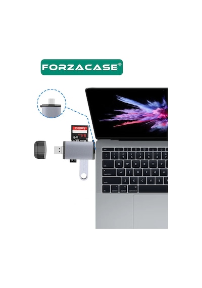 Usb 3.0 Type C Micro Usb Kart Okuyucu 3in1 Usb Otg Sd/tf - Fc447