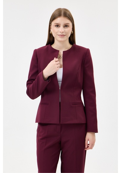 Velnara Moda Mürdüm Klasik Kadın Takım Elbise-sıfır Yaka Ceket & Boru Paça Cepli Pantolon Koyu Mürdüm - 927010459 Koyu Mürdüm Velnara Moda Mürdüm Klasik Kadın Takım Elbise-sıfır Yaka Ceket & Boru Paça Cepli Pantolon Koyu Mürdüm - 927010459 Koyu Mürdüm