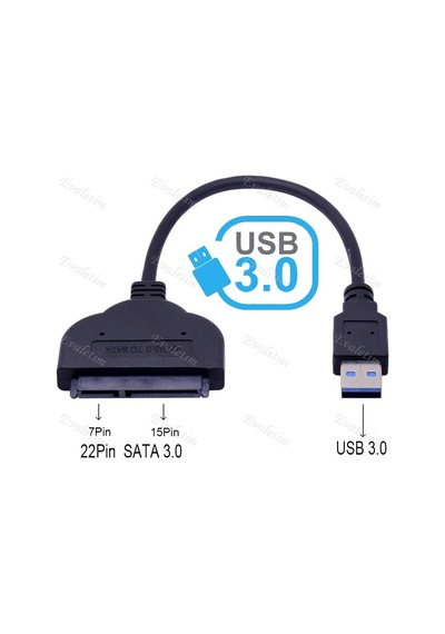 Usb 3.0 2.5 Inç Sata 4591A Hdd Hard Disk Kablosu Kutusu Veri