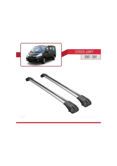 Citroen Jumpy 2007-2017 Arası İle Uyumlu Ace-1 Ara Atkı Tavan Barı Gri