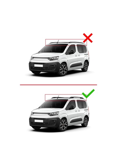 Fiat Doblo 3 2023 Ve Sonrası İle Uyumlu Ace-1 Ara Atkı Tavan Barı