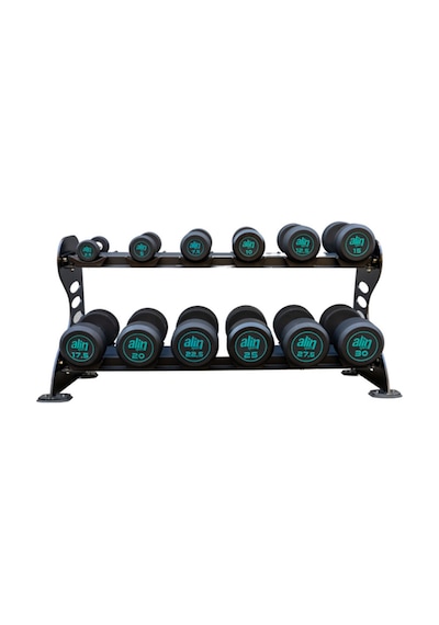 Alin Sport 15 Kg Kauçuk Kaplı Profesyonel Olimpik Dumbbell Dambıl