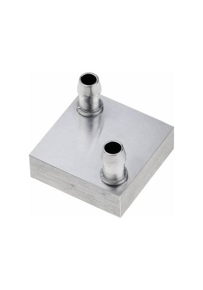 4x4cm Sıvı Su Aluminyum Soğutucu Blok 90 Derece Cpu Gpu Anakart Xbox Lazer Kafa Soğutma