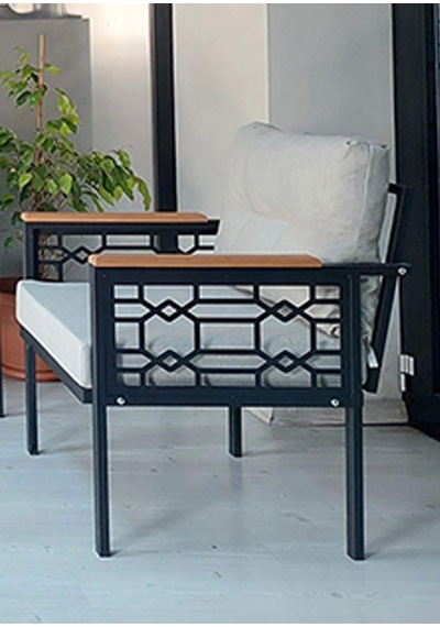 Adımshos Tekli Lazer Balkon-bahçe-ofis-kafe Çay Seti Koltuk Oturma Takımı-oturma Grubu Krem Adımshos Tekli Lazer Balkon-bahçe-ofis-kafe Çay Seti Koltuk Oturma Takımı-oturma Grubu Krem