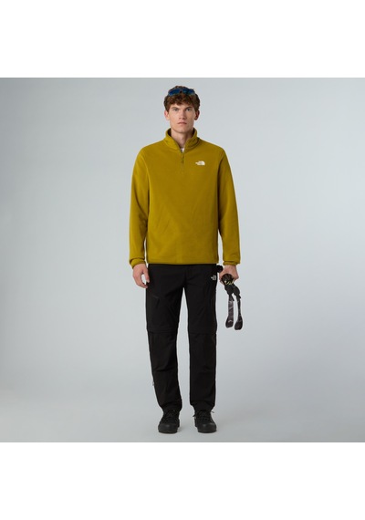 The North Face M Glacıer Fleece 1/4 Zıp Jacket Erkek Polar Nf0a8d0qbog1 Nf0a8d0qbog1 Sar Sari