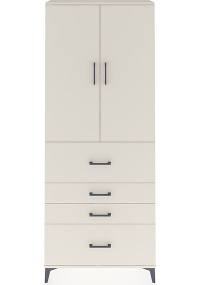 Arges Dolap 2 Raflı 4 Çekmeceli 2 Kapaklı 88x30x221 Aytaşı-ay... Aytaşı