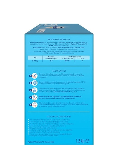 Aptamil 3 Devam Sütü Maması 9-12 Ay 1200 G