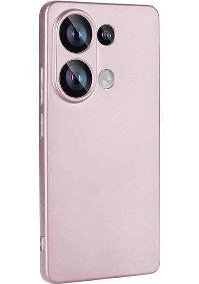 Noktaks - Redmi Note 13 4g Uyumlu - Kılıf Mat Soft Esnek Premier Silikon Kapak - T32203 - Rose Gold Rose Gold