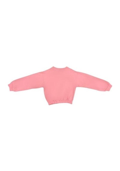 Kız Çocuk Positive Baskılı Sweatshirt-14230 Neon Pembe Kız Çocuk Positive Baskılı Sweatshirt-14230 Neon Pembe