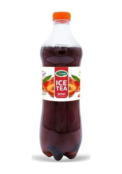 Şeftali Aromalı Soğuk Çay 1 Lt. Helal Belgeli Ice Tea %100 Şeker Pancarından