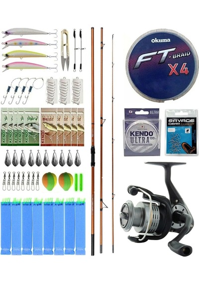 Yekoutdoor Olta Seti Okuma Trio Rex Surf 420cm 120-250gr 3 Parça Surf Kamışı&okuma Revenger Rv-65 Fd Olta Makinesi 1 Adet Yekoutdoor Olta Seti Okuma Trio Rex Surf 420cm 120-250gr 3 Parça Surf Kamışı&okuma Revenger Rv-65 Fd Olta Makinesi 1 Adet