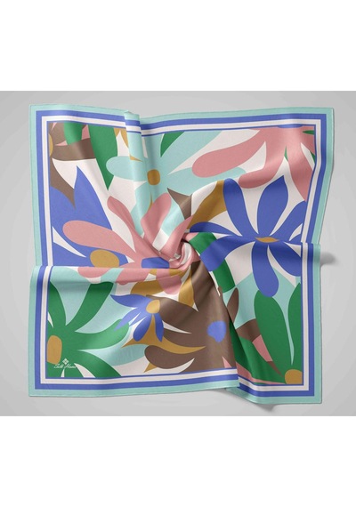 Silk Home Aura Eşarp 140001-10 Mint, Mor, Yeşil, Taba, Pembe, Kahve