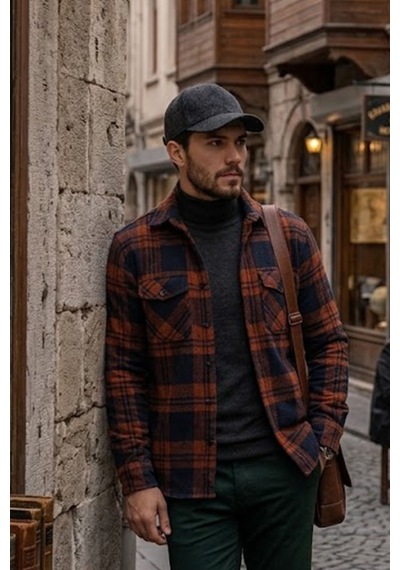 Ritagarcia Unisex Premium Kaşe Kumaş Kışlık Beyzbol Şapka Ayarlanabilir Siperli Kep Gri