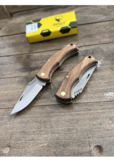 El Yapımı Kamp Çakı Outdoor Kamp Çakı Kahverengi