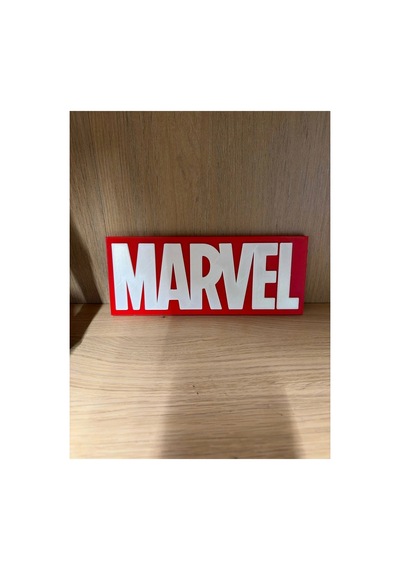 Marvel Dekoratif Oyuncu Odası Duvar Süsü Gaming Oda Dekoru 200 Mm Genişlik, 80 Mm Yükseklik Ve 12 Mm Derinlik