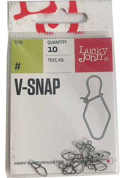 Lucky John 5115 V-snap 10 Adet Suni Yem Klipsi 1 10kg 1 10kg