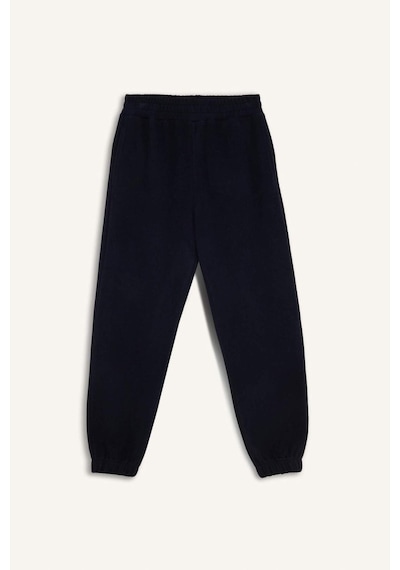 Defacto Coool Beli Paçası Lastikli Basic Düz Jogger Eşofman Altı E1478AX24WNNV241 Lacivert