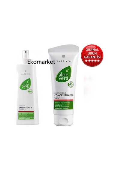 Lr Aloe Vera Acil Yardım Spreyi 150 ML + Konsantre Jel 100 ML