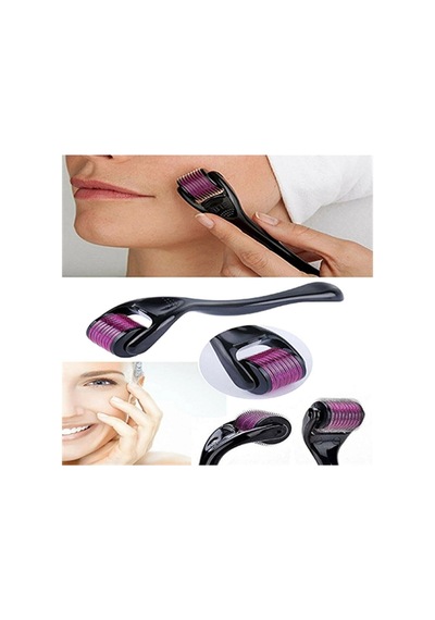 Dermaroller Masaj Aleti 540titanyum Iğneli Mavi Su Serum Tarağı Karışık