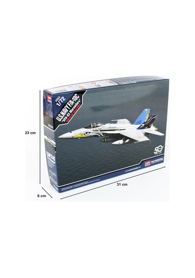 1/72 U.s. Navy F/a-18c Vfa-82 Marauders Uçak Maketi, Academy 12534
