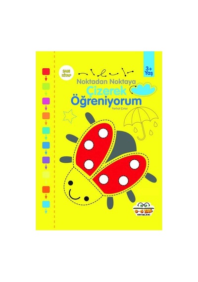 3-6 Yaşa Uygun Noktadan Noktaya Çizerek Öğreniyorum Seti - 4 Kitap