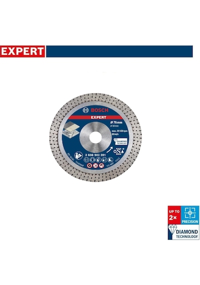 Bosch Expert 76 Mm Gws 12v-76 Sert Seramik Elmas Kesme Diski 2608902391