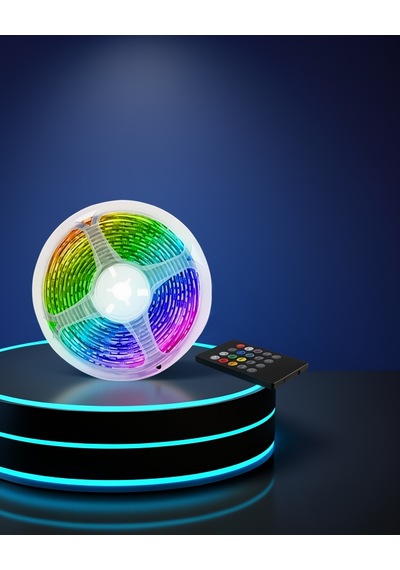 10m Rgb İç Mekan Şerit Led Kumandalı Uczzz10mşeritledddddd1