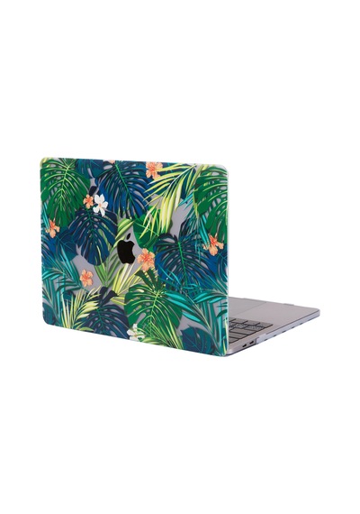 Apple Uyumlu MacBook Pro Kılıf 13 İnç Flower01 Eski Hdmı'lı Model 2012-2015 A1425 A1502 İle AÇIK YEŞİL