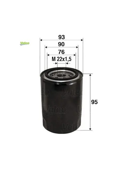 Yağ Filtresi Fıesta 1.8dı-focus 1.8tdcı-1.8dı/tddi-1.8t-connect 02 14 1.8tdcı Transıt T15-t12 2.5td Valeo 4m5q6714ba