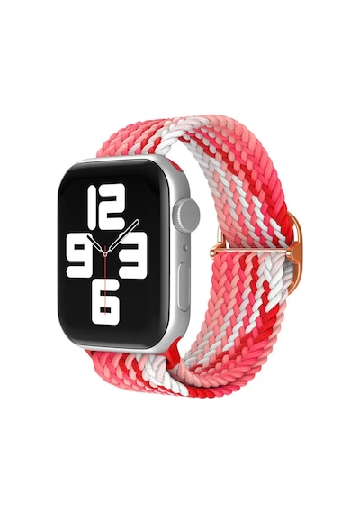 Newface Apple Watch 42mm Star Kordon - Pembe-kırmızı