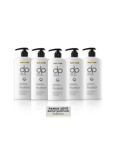 Dp Daily Perfection Şampuan Pamuk Sütü 5 x 800 ML