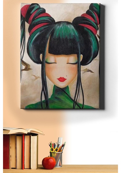 Webstyle Sayılarla Boyama Seti Kasnaklı Japon Kızın Düşü 40 X 50 Cm