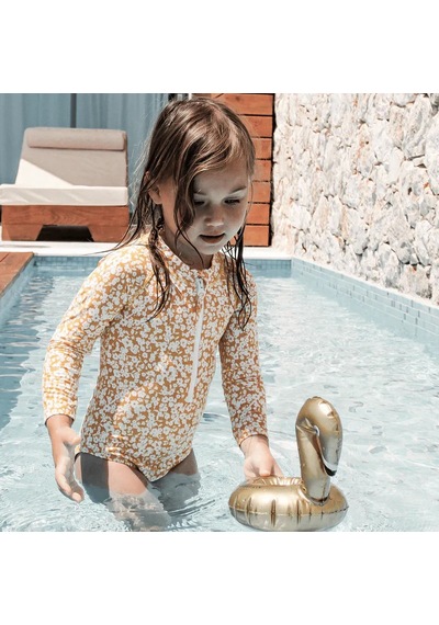 Swim Essentials Golden Swan Bardak Tutucu Şişme Havuz Aksesuarı Gold