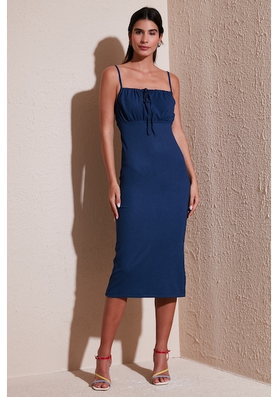 Lela Kadın Elbise 5865362 İndigo