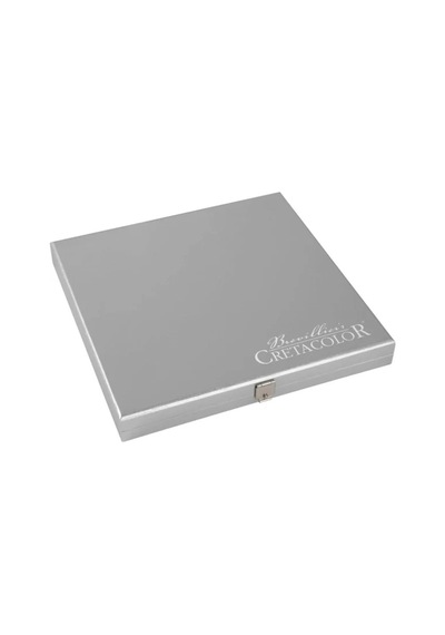 Cretacolor Silver Box Drawing Set Premium Eskiz Çizim Seti 17'li Diğer