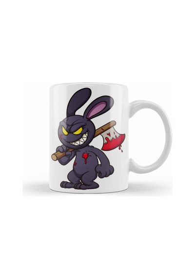 Looney Tunes Evil Bunny Cartoon Kupa Bardak Porselen Karışık