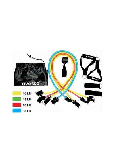 Avessa Ecs-400 Latex 4 Lü Direnç Lastiği Seti