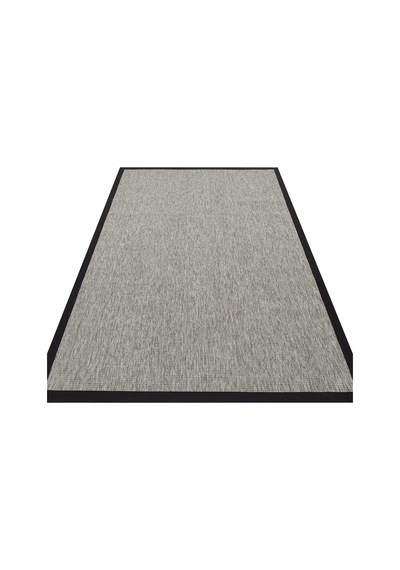 Eko Halı Ventura Vnt 2705 Grey Bordür Black Sisal Görünümlü İç Ve Dış Mekan Uyumlu Hav Vermeyen Mode