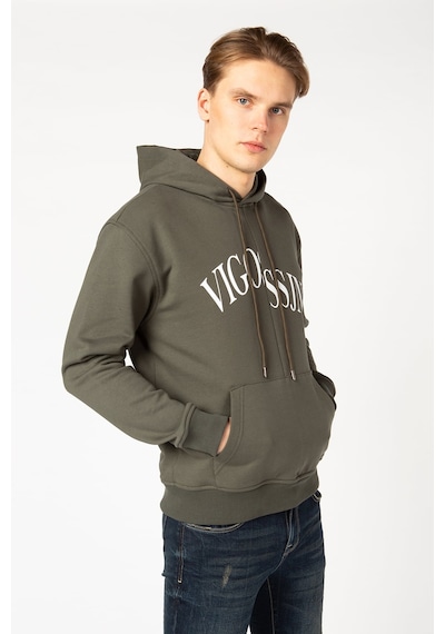 Vigoss Erkek Baskılı Sweatshırt 62047-30034 Haki